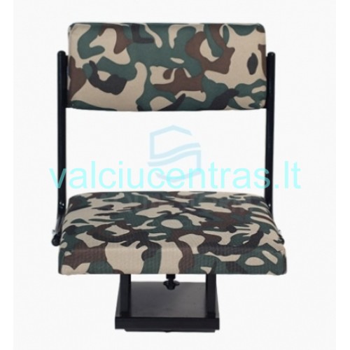 Kėdė tvirtinama ant suoliuko, sukasi 360°